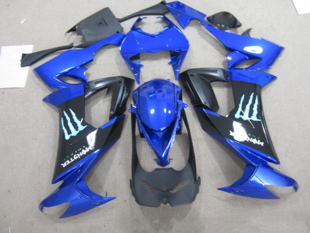 Kawasaki ZX10R 2008-2010 - Noir Bleu Monster Kawasaki ZX10R 2008-2010 - Noir Bleu Monster
