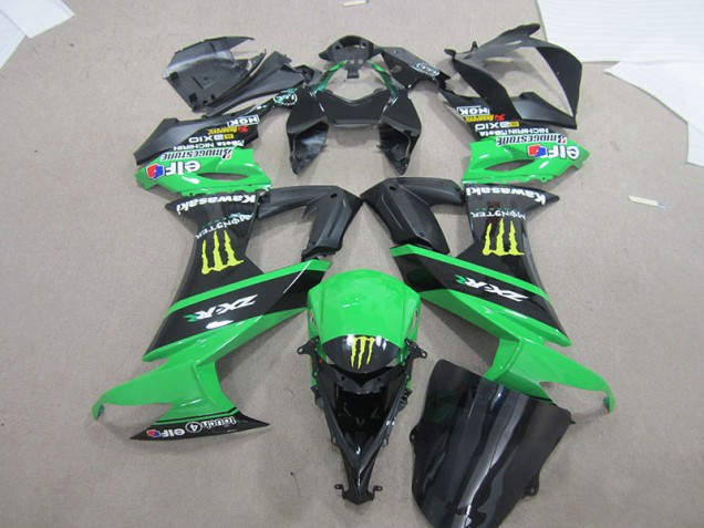 Kawasaki ZX10R 2008-2010 - Noir Vert Monster