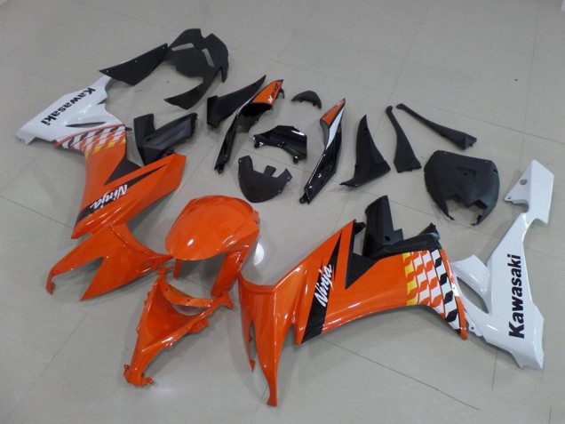 Kawasaki ZX10R 2008-2010 - Orange et Blanc Kawasaki ZX10R 2008-2010 - Orange et Blanc
