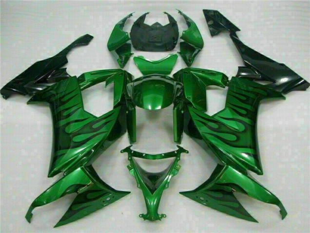 Kawasaki ZX10R 2008-2010 - Vert Flamme Kawasaki ZX10R 2008-2010 - Vert Flamme