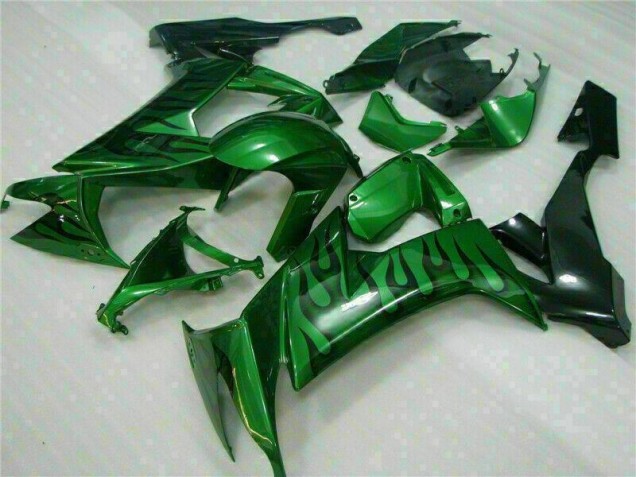Kawasaki ZX10R 2008-2010 - Vert Flamme Kawasaki ZX10R 2008-2010 - Vert Flamme
