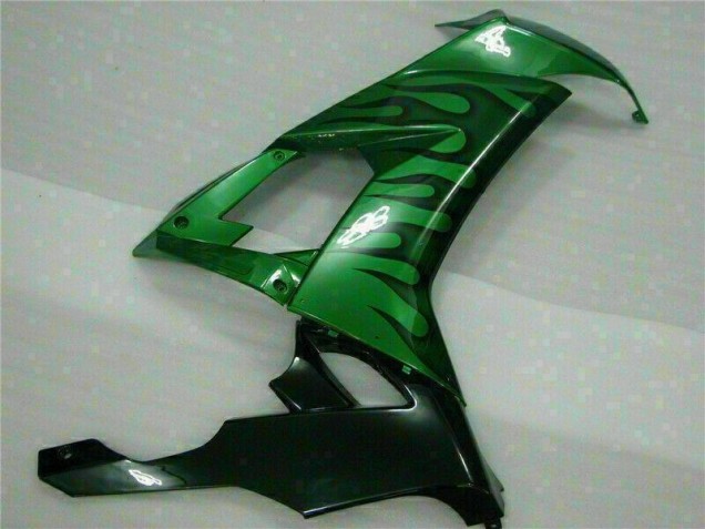 Kawasaki ZX10R 2008-2010 - Vert Flamme Kawasaki ZX10R 2008-2010 - Vert Flamme