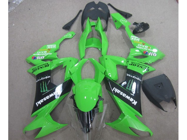 Kawasaki ZX10R 2008-2010 - Vert Noir Monster Kawasaki ZX10R 2008-2010 - Vert Noir Monster