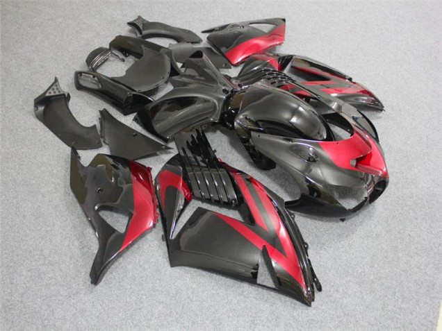 Kawasaki ZX14R ZZR 1400 2006-2011 - Noir Rouge Kawasaki ZX14R ZZR 1400 2006-2011 - Noir Rouge