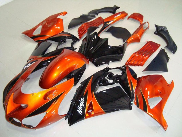 Kawasaki ZX14R ZZR 1400 2006-2011 - Orange Noir