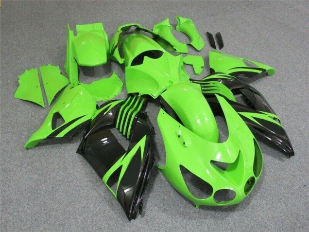 Kawasaki ZX14R ZZR 1400 2006-2011 - Vert Noir Kawasaki ZX14R ZZR 1400 2006-2011 - Vert Noir