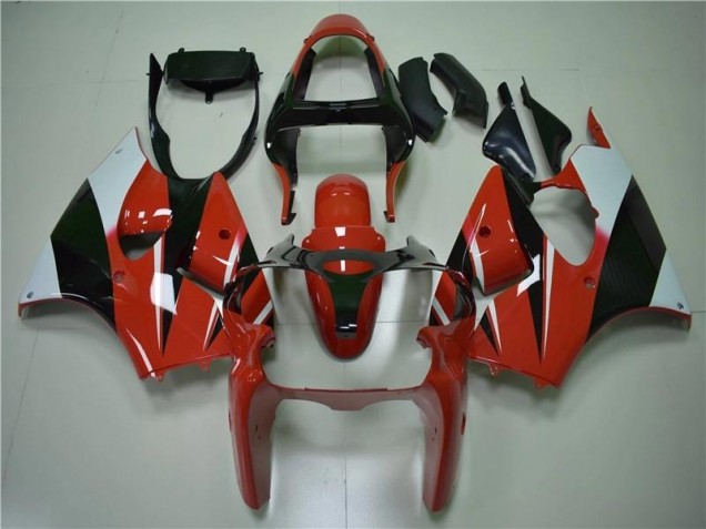 Kawasaki ZX6R 2000-2002 - Rouge Noir Blanc Kawasaki ZX6R 2000-2002 - Rouge Noir Blanc