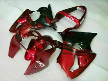 Kawasaki ZX6R 2000-2002 - Rouge Noir