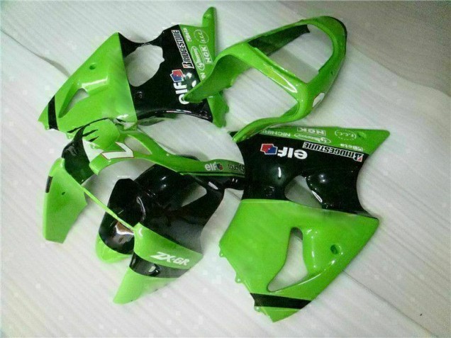 Kawasaki ZX6R 2000-2002 - Vert Noir Kawasaki ZX6R 2000-2002 - Vert Noir
