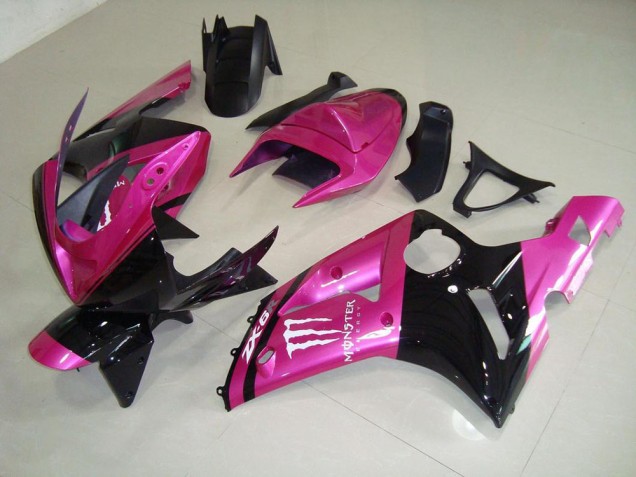 Kawasaki ZX6R 2003-2004 - Rose Noir Monster