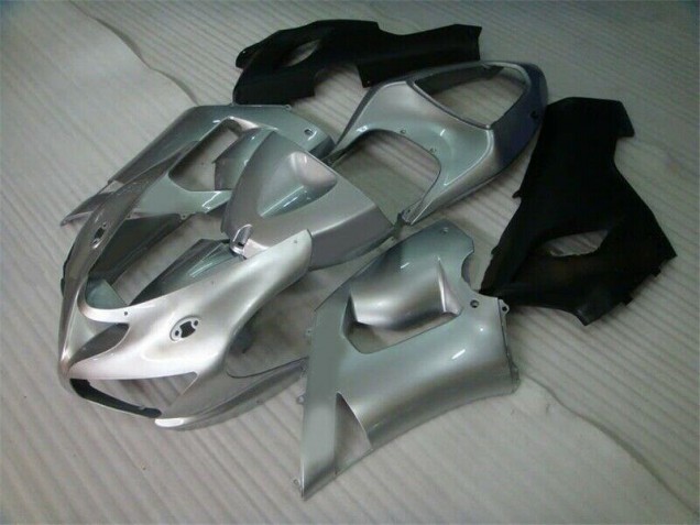 Kawasaki ZX6R 2005-2006 - Argent Noir Kawasaki ZX6R 2005-2006 - Argent Noir