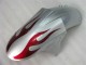 Kawasaki ZX6R 2005-2006 - Argent Rouge Flamme Kawasaki ZX6R 2005-2006 - Argent Rouge Flamme