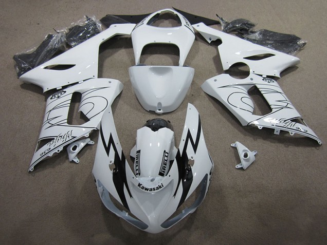 Kawasaki ZX6R 2005-2006 - Blanc Ninja 636 Kawasaki ZX6R 2005-2006 - Blanc Ninja 636