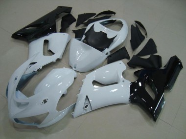 Kawasaki ZX6R 2005-2006 - Blanc Noir