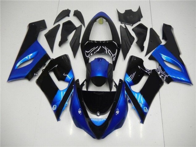 Kawasaki ZX6R 2005-2006 - Bleu Noir Kawasaki ZX6R 2005-2006 - Bleu Noir