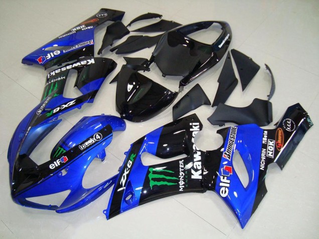 Kawasaki ZX6R 2005-2006 - Candy Bleu Monster Kawasaki ZX6R 2005-2006 - Candy Bleu Monster