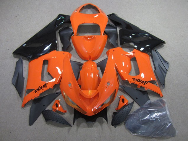 Kawasaki ZX6R 2005-2006 - Orange Noir Ninja Kawasaki ZX6R 2005-2006 - Orange Noir Ninja