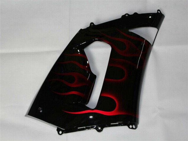 Kawasaki ZX6R 2005-2006 - Rouge Noir Kawasaki ZX6R 2005-2006 - Rouge Noir