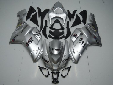 Kawasaki ZX6R 2007-2008 - Argent West