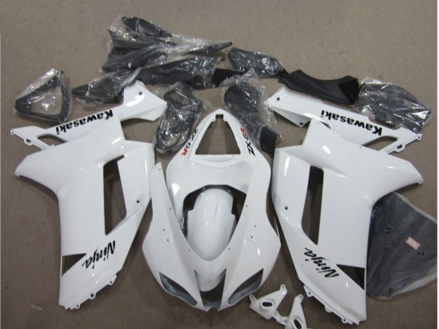 Kawasaki ZX6R 2007-2008 - Blanc Kawasaki ZX6R 2007-2008 - Blanc