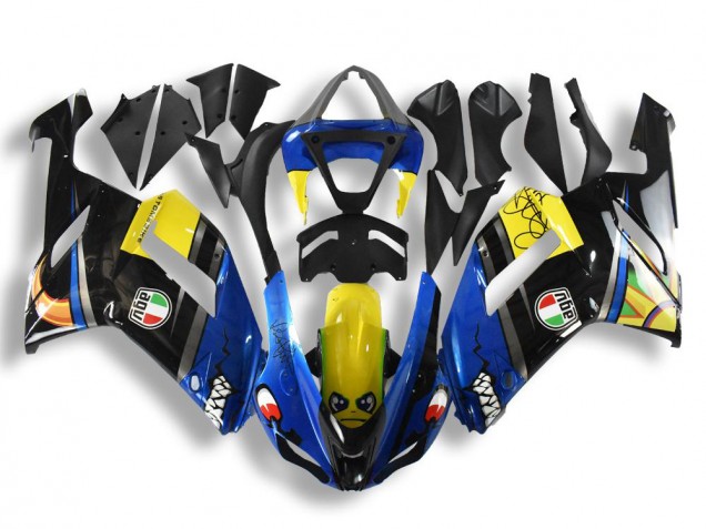 Kawasaki ZX6R 2007-2008 - Bleu Requin