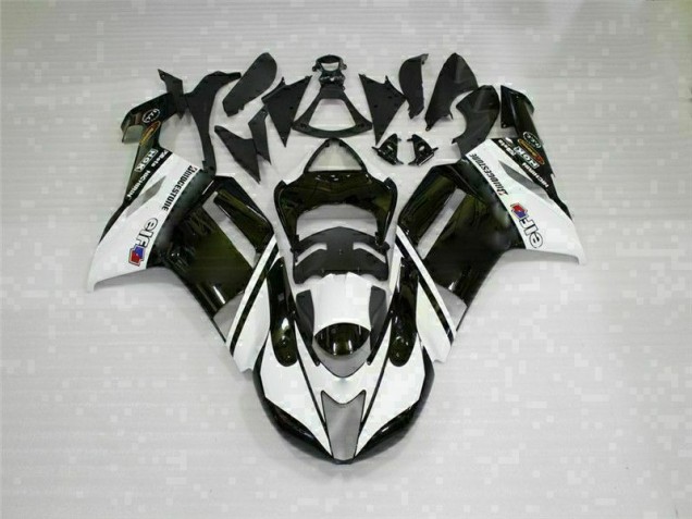 Kawasaki ZX6R 2007-2008 - Noir Blanc Kawasaki ZX6R 2007-2008 - Noir Blanc