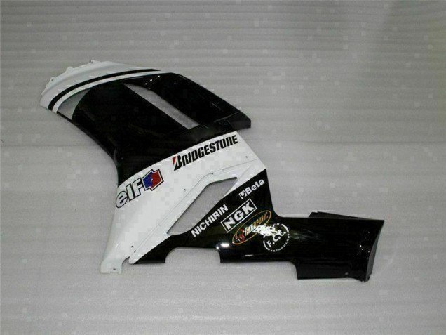 Kawasaki ZX6R 2007-2008 - Noir Blanc Kawasaki ZX6R 2007-2008 - Noir Blanc