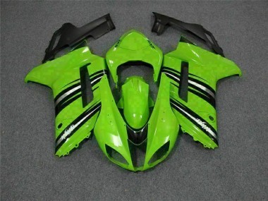 Kawasaki ZX6R 2007-2008 - Vert Noir