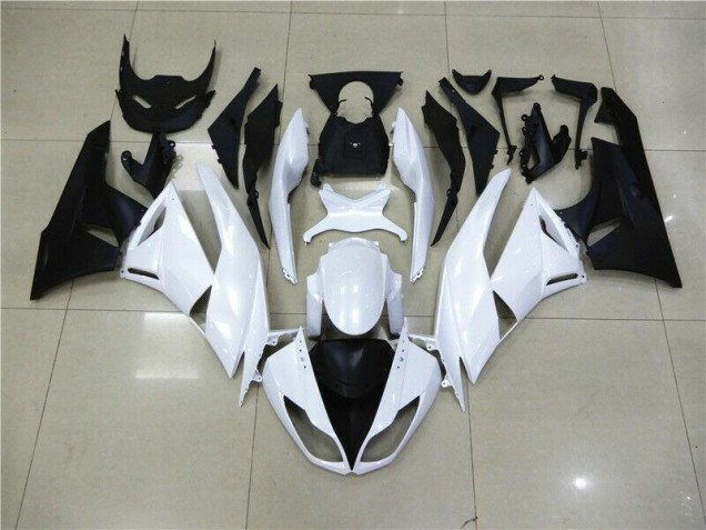 Kawasaki ZX6R 2009-2012 - Blanc Kawasaki ZX6R 2009-2012 - Blanc