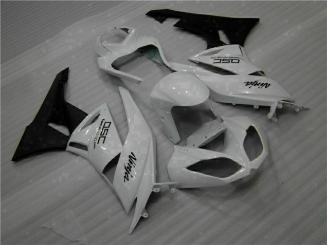 Kawasaki ZX6R 2009-2012 - Blanc Noir Ninja Kawasaki ZX6R 2009-2012 - Blanc Noir Ninja