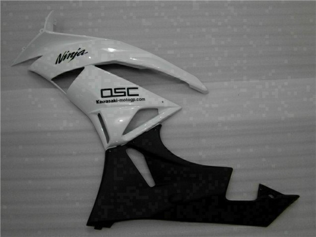 Kawasaki ZX6R 2009-2012 - Blanc Noir Ninja Kawasaki ZX6R 2009-2012 - Blanc Noir Ninja