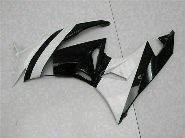 Kawasaki ZX6R 2009-2012 - Blanc Noir Kawasaki ZX6R 2009-2012 - Blanc Noir