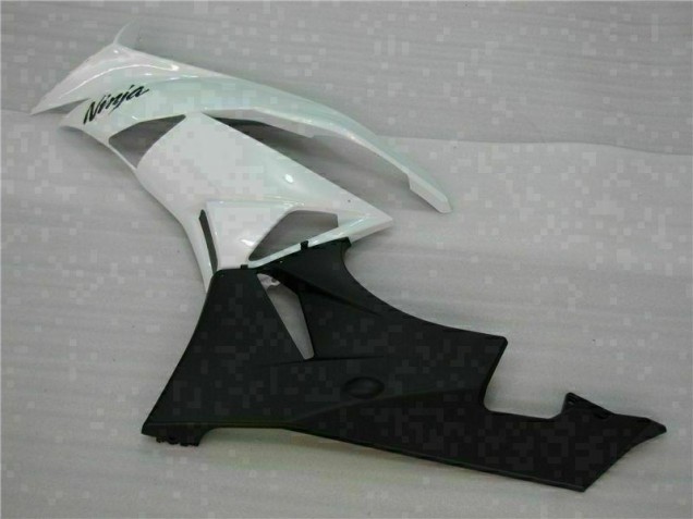 Kawasaki ZX6R 2009-2012 - Blanc Noir Kawasaki ZX6R 2009-2012 - Blanc Noir