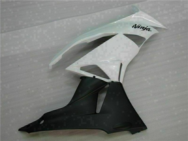 Kawasaki ZX6R 2009-2012 - Blanc Noir Kawasaki ZX6R 2009-2012 - Blanc Noir