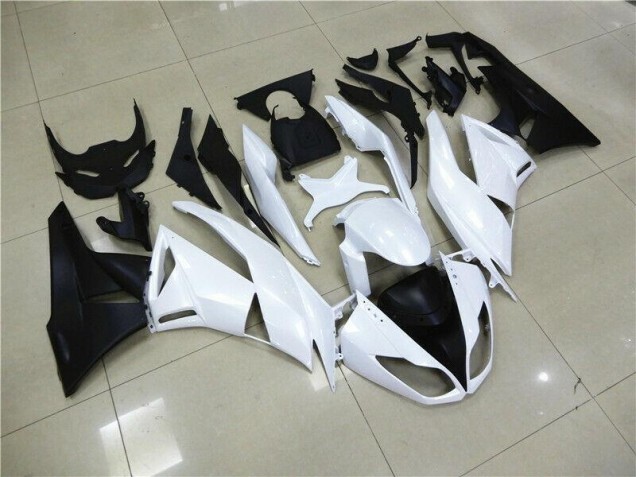 Kawasaki ZX6R 2009-2012 - Blanc Kawasaki ZX6R 2009-2012 - Blanc