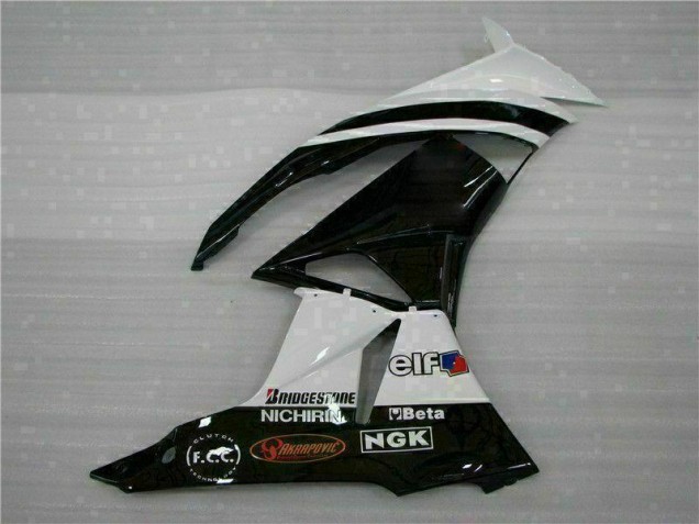 Kawasaki ZX6R 2009-2012 - Noir Blanc 3M Touch4 Kawasaki ZX6R 2009-2012 - Noir Blanc 3M Touch4
