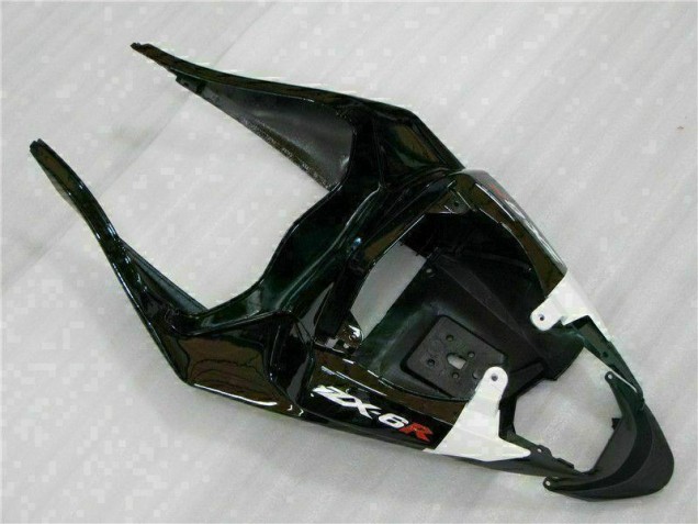 Kawasaki ZX6R 2009-2012 - Noir Blanc 3M Touch4 Kawasaki ZX6R 2009-2012 - Noir Blanc 3M Touch4