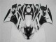 Kawasaki ZX6R 2009-2012 - Noir Blanc Kawasaki ZX6R 2009-2012 - Noir Blanc