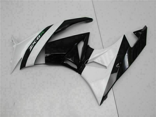 Kawasaki ZX6R 2009-2012 - Noir Blanc Kawasaki ZX6R 2009-2012 - Noir Blanc