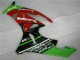Kawasaki ZX6R 2009-2012 - Noir Rouge Vert Motocard Kawasaki ZX6R 2009-2012 - Noir Rouge Vert Motocard