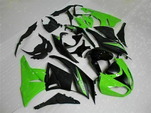 Kawasaki ZX6R 2009-2012 - Noir Vert 636 Kawasaki ZX6R 2009-2012 - Noir Vert 636