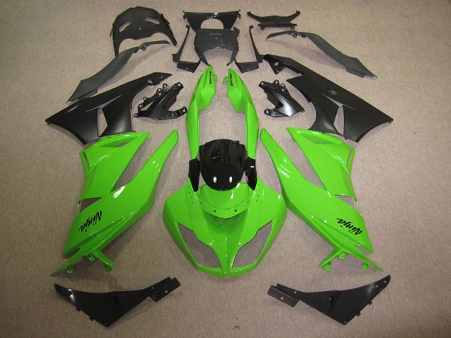 Kawasaki ZX6R 2009-2012 - Noir Vert Kawasaki ZX6R 2009-2012 - Noir Vert
