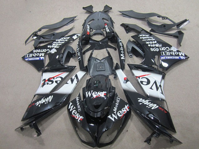 Kawasaki ZX6R 2009-2012 - Noir West Kawasaki ZX6R 2009-2012 - Noir West