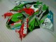 Kawasaki ZX6R 2009-2012 - Rouge Vert Motocard Kawasaki ZX6R 2009-2012 - Rouge Vert Motocard