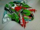 Kawasaki ZX6R 2009-2012 - Rouge Vert Motocard Kawasaki ZX6R 2009-2012 - Rouge Vert Motocard