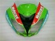 Kawasaki ZX6R 2009-2012 - Rouge Vert Motocard Kawasaki ZX6R 2009-2012 - Rouge Vert Motocard