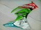 Kawasaki ZX6R 2009-2012 - Rouge Vert Motocard Kawasaki ZX6R 2009-2012 - Rouge Vert Motocard