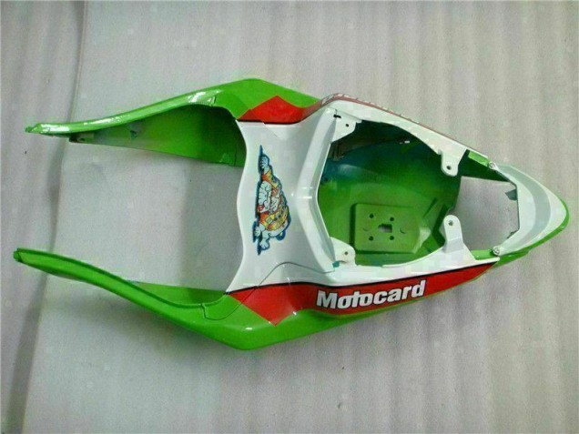 Kawasaki ZX6R 2009-2012 - Rouge Vert Motocard Kawasaki ZX6R 2009-2012 - Rouge Vert Motocard