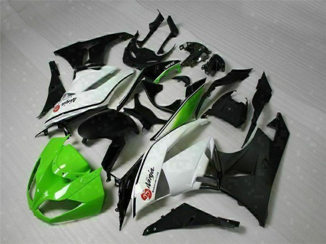 Kawasaki ZX6R 2009-2012 - Vert Noir Blanc 25 Kawasaki ZX6R 2009-2012 - Vert Noir Blanc 25