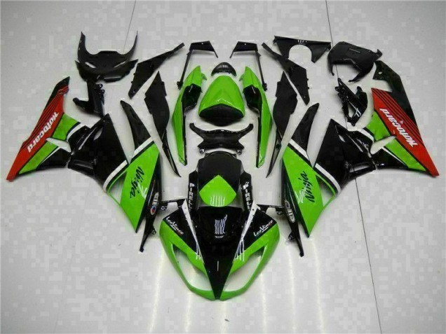 Kawasaki ZX6R 2009-2012 - Vert Noir Rouge Kawasaki ZX6R 2009-2012 - Vert Noir Rouge